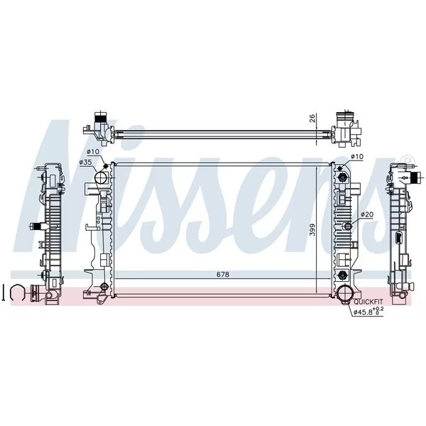 07-09 Sprinter Nissens, 67157A, Nissen, Mfr#: 67157A